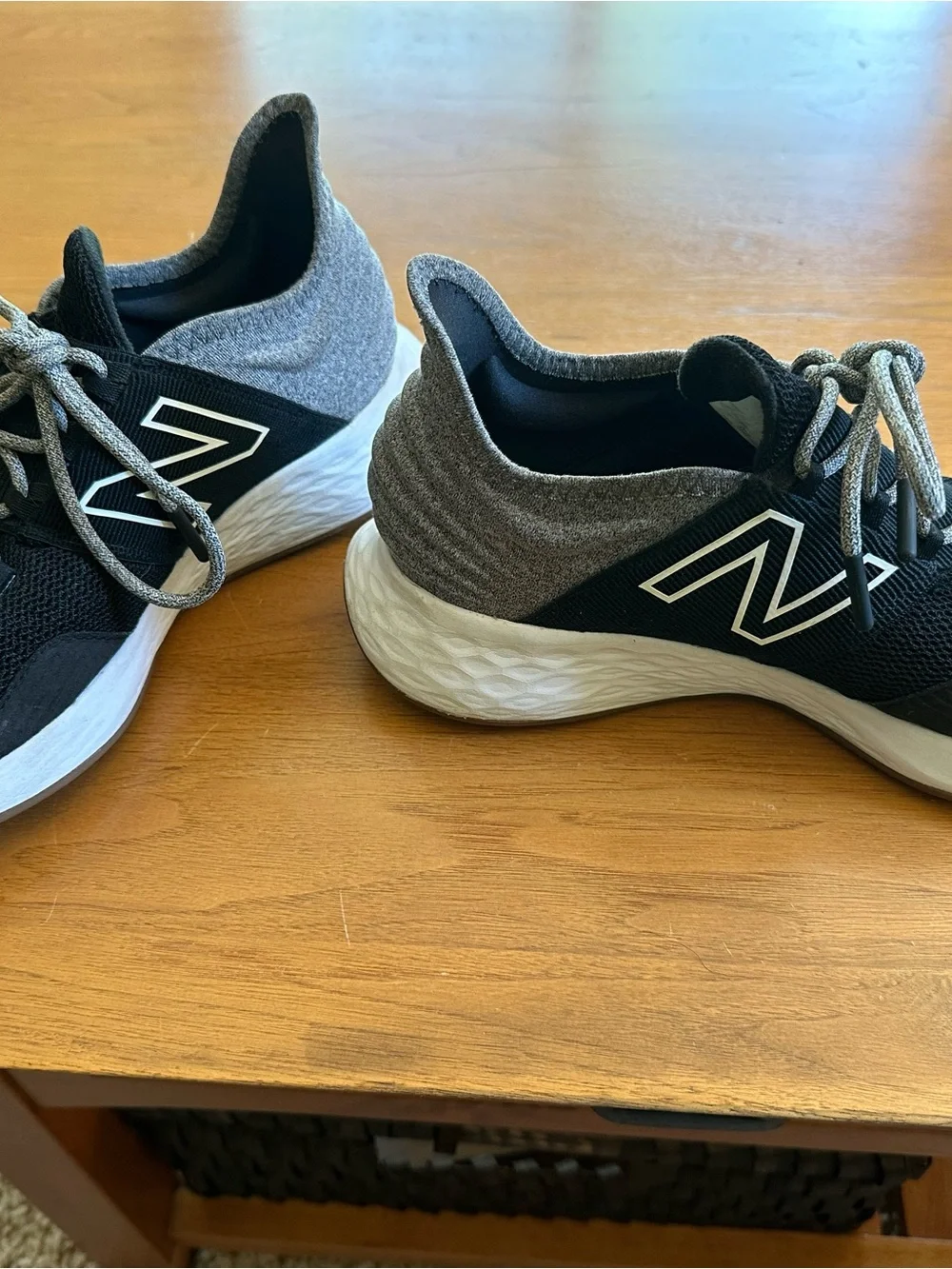 New Balance Black & Gray Running Sneakers